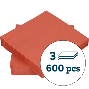 Serviett 3-Lag Oransje 40x40cm