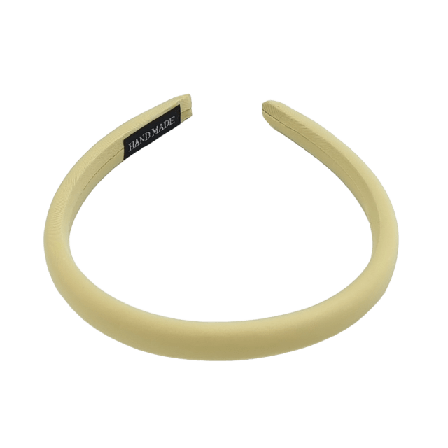 Complement Diadem Satin 1,5 Cm Hårband Dam Gul