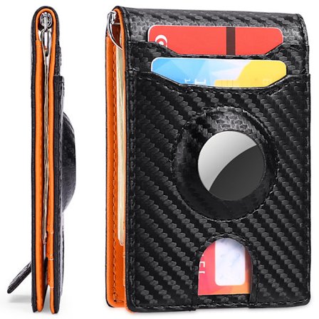 Herre kort pung kan sætte airtag tracker til at lokalisere ultra-tynd