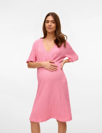 Mamalicious Mlnova Tess 24 Jrs Abk Dress 2F - Pink - M