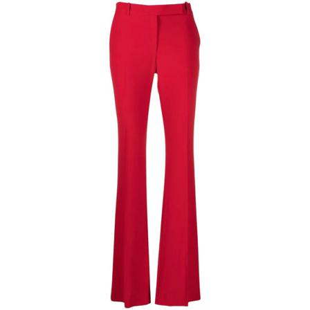 Alexander McQueen, Wide Trousers Rood, Dames, Maat:XS