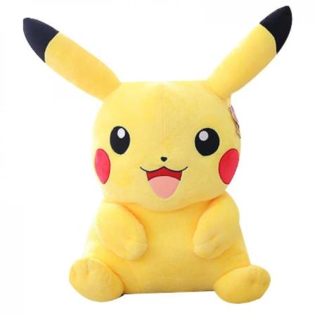 Pikachu plysch bedårande, ultramjuk, plyschleksak 50cm