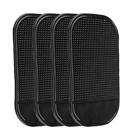 4 stk. Black Magic Sticky Pad Anti Slip Mat Bil Dashboard For Mobiltelefon