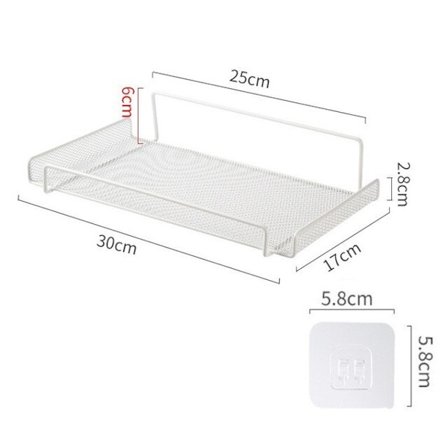 Väggmonterad routerhållare TV Set-Top Box-hållare Metall Router Förvaringsställ