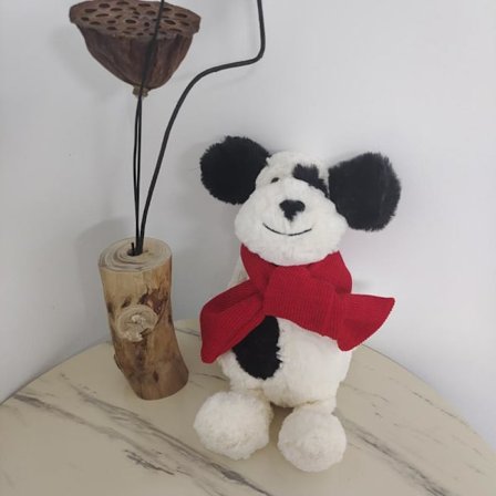 Jellycat Bartholomew Kosedyr, Myk og Komfortabel, Perfekt for Barn, Valentinsdagsgave, Samleobjekt, Skjerf Pirathund 31cm