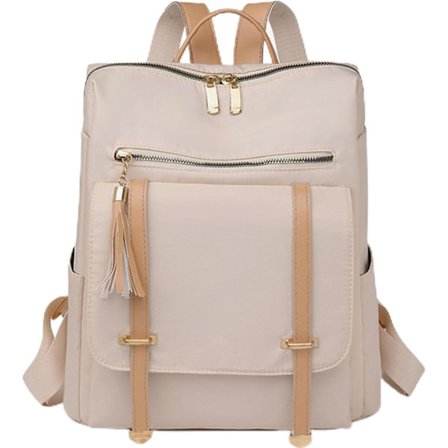 Rejserygsæk pung dame herre college personlige ejendele kuffert beige sød letvægts arbejdsrygsæk dame lille nylon tote rygsæk