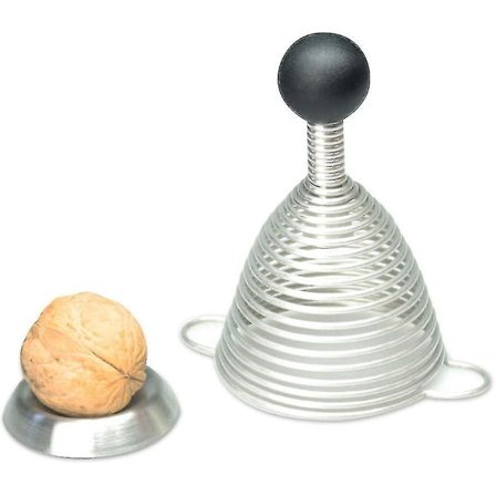 Naomi Ruostumattomasta Teräksestä Ja Silikonista Valmistettu Pähkinänsärkijä Ruostumattomasta Teräksestä Valmistettu Jousi Pähkinänsärkijä