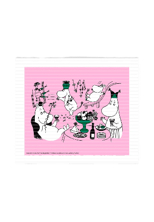 Opto Design Mumin 80 år Disktrasa Disktillbehör Unisex Rosa ONESIZE