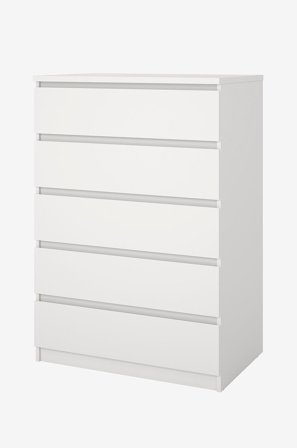 Tvilum - Naia Kommode 5 skuffer - Pakke - Hvid - Kommoder - Fra Homeroom