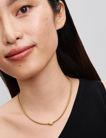 Pandora Textured Yin And Yang 14K Gold-Plated Mini Charm - Gold - ONE SIZE