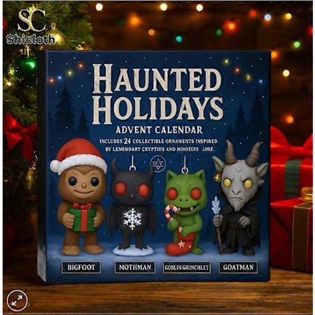 Halloween Advent Festival Blind Box Juletrepynt Akryl Anheng
