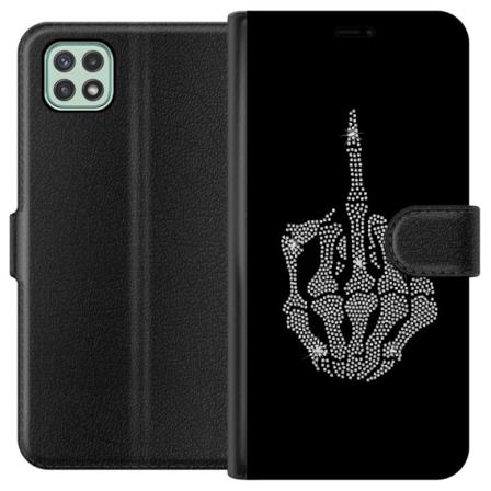 Samsung Galaxy A22 5G Plånboksfodral Fuck You Bling