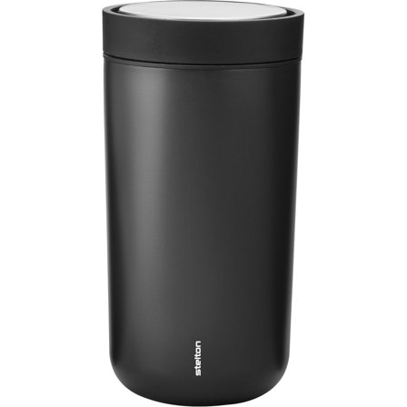Stelton To Go Click Steel termokop 0,2 liter, metallic sort | KitchenOne