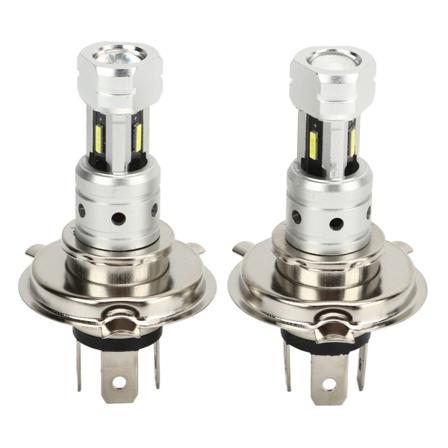 2 kpl 100W H4 LED-moottoripy r n ajovalopolttimo 360 asteen superkirkas CSP-siru energians st vaihto Suzukiin, valkoinen valo 6000K