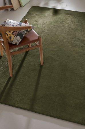 Jotex - Luggteppe Polyester Grønn farge CORAL - Kjøp Lugg- & ryetepper hos Jotex