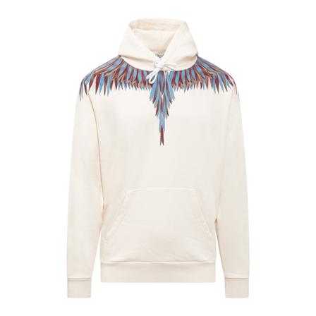 Marcelo Burlon Sweatshirt Hvid, Herre Hættetrøjer
