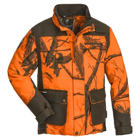 Pinewood Kids Wolf Lite Camou Jacket Children Hunting jackets unlined Orange 152
