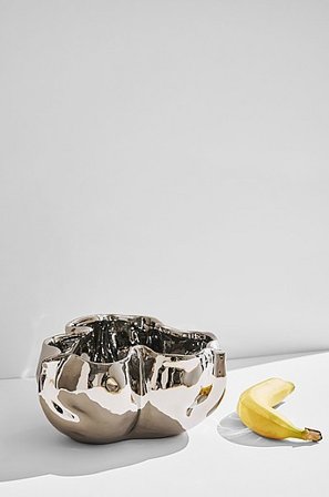 Jotex - Edna Duży Chromowany - Wazon/donica - Kup Pastill - Meble firmy Jotex