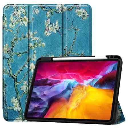 iPad Pro 11 2021 Slim fit tri-fold fodral - Flower