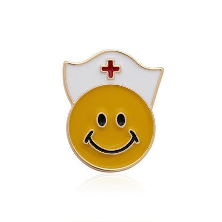 Medicinsk smykke sød emalje broche pin sygeplejerske læge eksamen medicinstuderende C