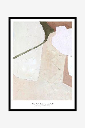 Malerifabrikken - TauluFormel Light, Musta kehys - Beige - Taulut - - Homeroom