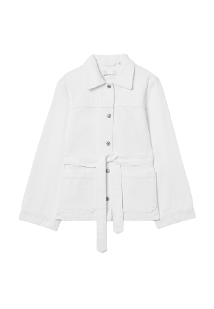 Carin Wester Jeansjacka med knytband YVIS Jackor Vit 44