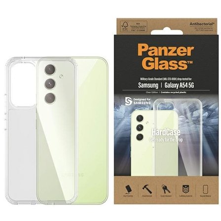 PanzerGlass HardCase antibakterielt Military Grade etui til Samsung Galaxy A54 5G - gennemsigtig