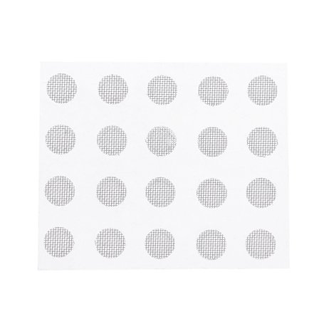 20 STK Dust Network Shel Selvklebende øreklokkebeskytter Hodetelefon Støvtett deksel Svettetette kafeer for øretelefoner