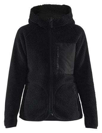 Blåkläder 472729559900L Pälsfiberjacka svart Svart, Kläder