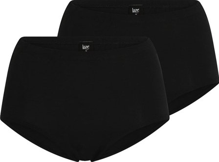 Laze Maxi Bambus Trusse 2-pak Sort 38, Tøj & Bolig, Dametrusser, Maxi Trusser