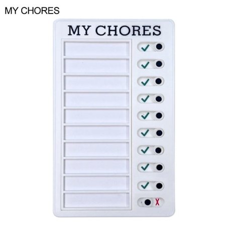 Checklista Daglig Planerare Självdisciplin Stämpelkort MY SYBARTS MY MY CHORES