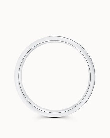 Eric giftering for menn. Matt overflate i 18K Hvitt Gull - Forlovelsesringer & Gifteringer hos Vanbruun