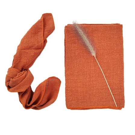 Gaze crepe stof servietter pakke ren bomuld stof bryllup indretning hverdag brug aftensmad vifte håndklæde