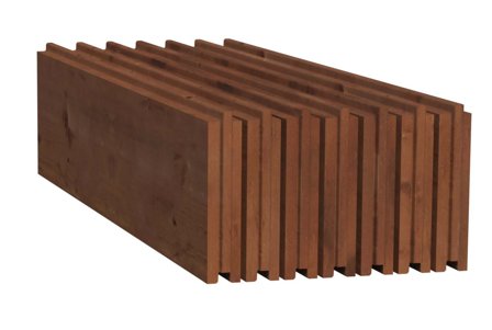 Palmako 102972 Golv till Lotta 7,6 m² Brun, impregnerad, Stugor & förråd