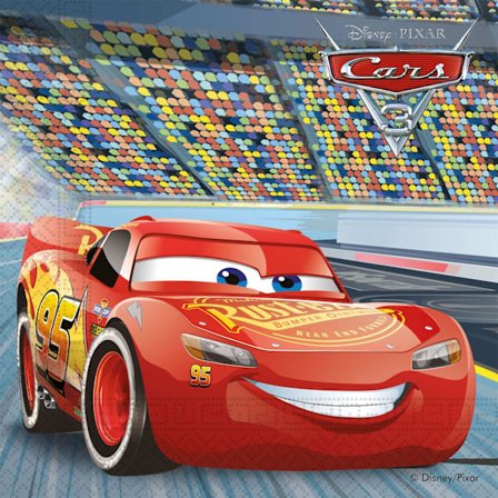 Servetter cars 33 x 33 cm 20 st bil bilar race
