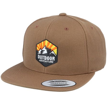 Wild Spirit - Outdoor Adventure Tan Snapback - Iconic Snapback Brown Cap - @ Hatstore