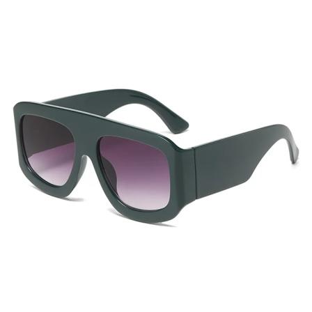 2024 Oversized firkantede tykke stel solbriller kvinder retro nuancer trendy luksus store nuancer solbriller mærke briller vintage UV400 C3 ZLGJ8009