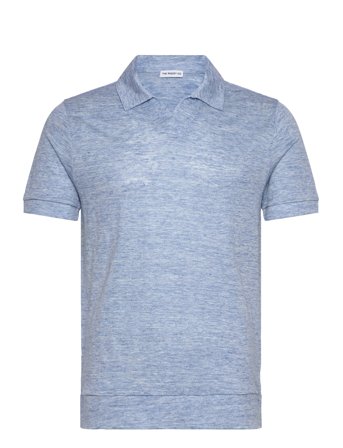 Resort Polo Light Blue Melange Blue The Resort Co.