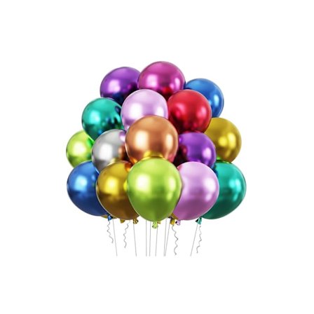 Metalliske balloner, 50 stk. 12 tommer guld metalliske balloner, guld balloner til ballon guirlande eller ballonbue som fest 1