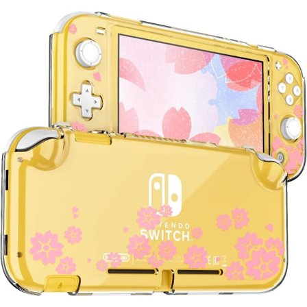 Fodral kompatibelt med Nintendo Switch Lite - rosa, hårt