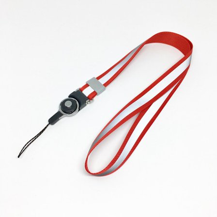 Stilrent Slittåligt Nyckelhalsband/Mobilhållare