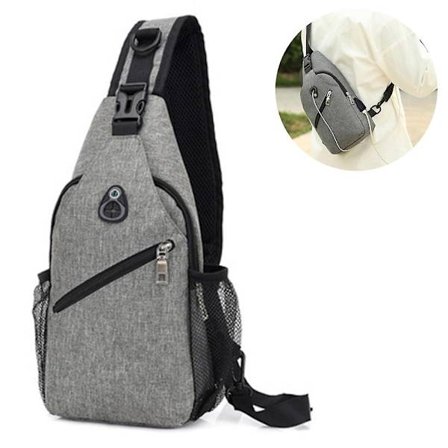 Sling Bag, Herr Bröstväska Axelväskor Crossbody Sling Ryggsäck