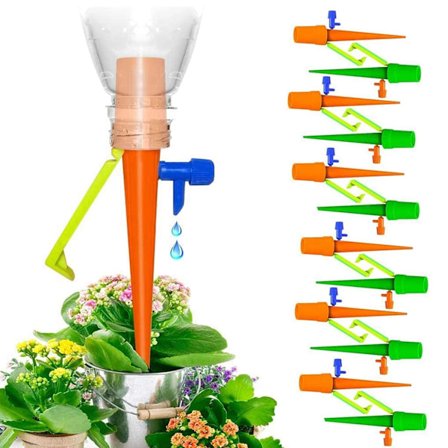 12 stk. plantevandingsspyd, selvvandingsspyd til ferier, drypvandingsspyd med langsom frigivelseskontrol