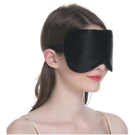 SLEEP MASK EYE MASK 100% SILK MUSTA