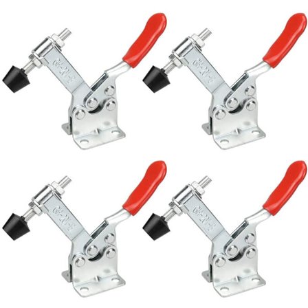 Sett med 4 hengselklemmer, hengselklemme sett, håndverktøy, bæreevne ca. 90 kg, sklisikker, hurtigutløsning, robust
