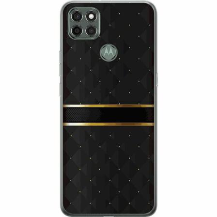 Motorola Moto G9 Power Mjukt Skal - Golden Stripes