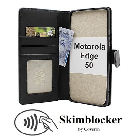 Skimblocker Motorola Edge 50 Plånboksfodral