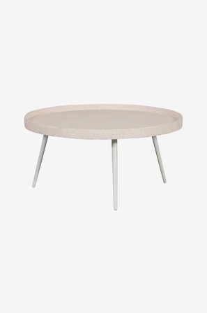 WOOOD - Sofabord Bounds XL 40 x Ø 76 - Beige - Sofabord - Fra Homeroom