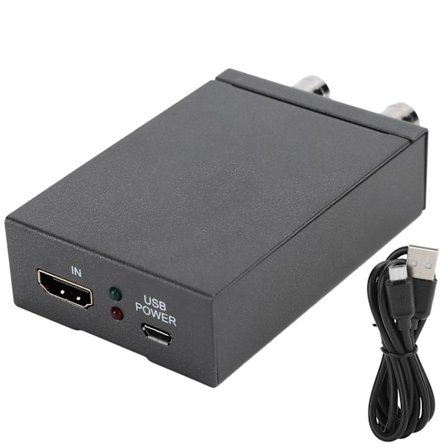 Micro HDMI-signal till SDI-signalomvandlare Dubbel SDI-utgång Omvandlarutrustning