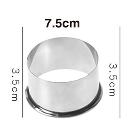 3 størrelse rustfritt stål runde dumplings wrappers molds ter Maker